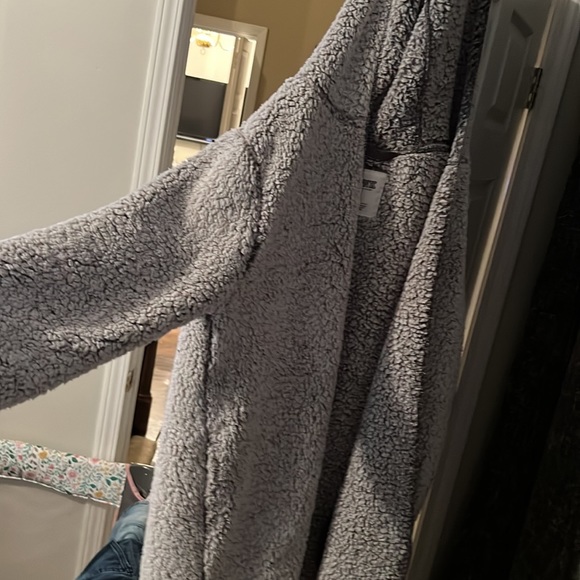 Never worn ‘PINK’ hooded cozy cardigan with pockets XS - Picture 4 of 4